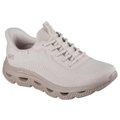 Womens Skechers 117629 Bobs Arc Waves Trainers - Natural