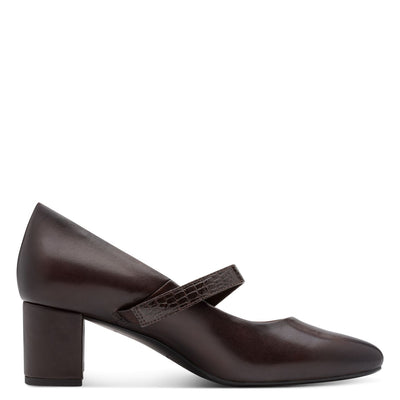 Womens Jana 22701 Block Heels - Mocca