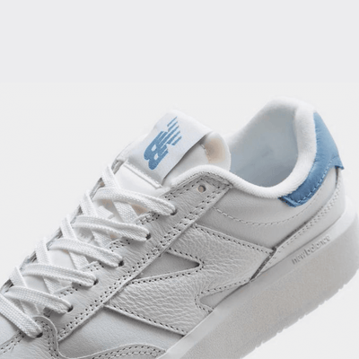 Womens New Balance CT302 White - White with Blue Laguna