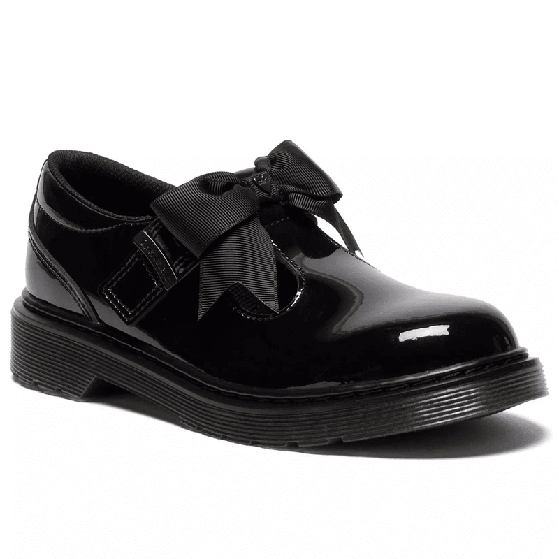 Dr Martens Polley II Junior Mary Jane - Black Patent