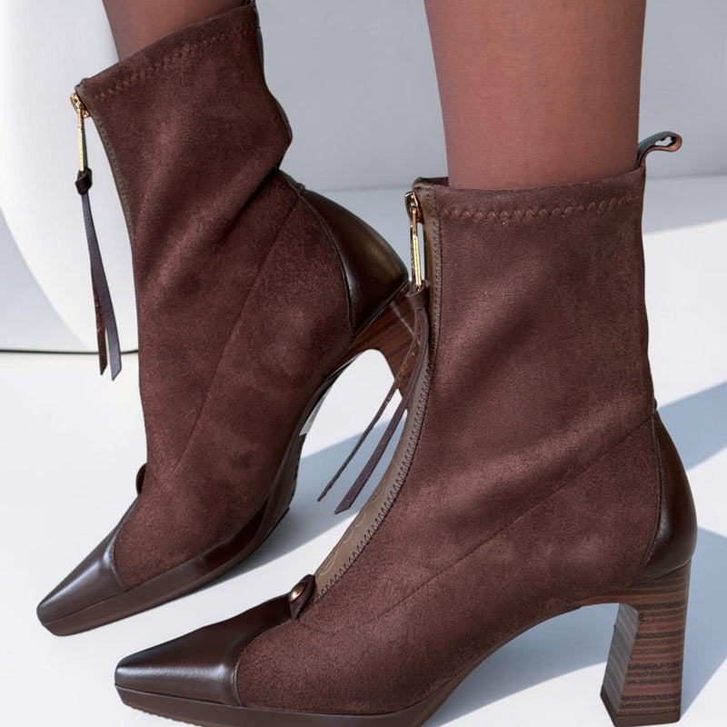 Womens Hispanitas 265085 Bangkok Ankle Boots - Espresso
