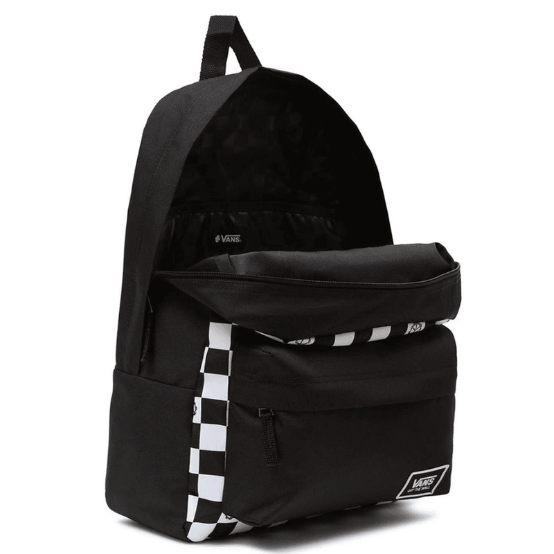 Vans Street Sport Realm Backpack - Peace Check Black and White