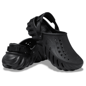 Mens Crocs ECHO Marbled Clogs - Black