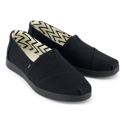 Womens Toms Alpargata Plus Espadrilles - Black with Black