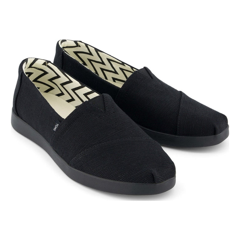 Womens Toms Alpargata Plus Espadrilles - Black with Black