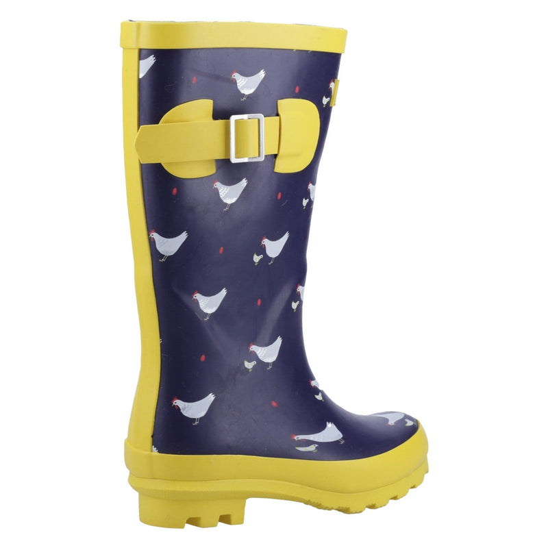 Kids Cotswold Farmyard Junior Chick Wellingtons - Chick