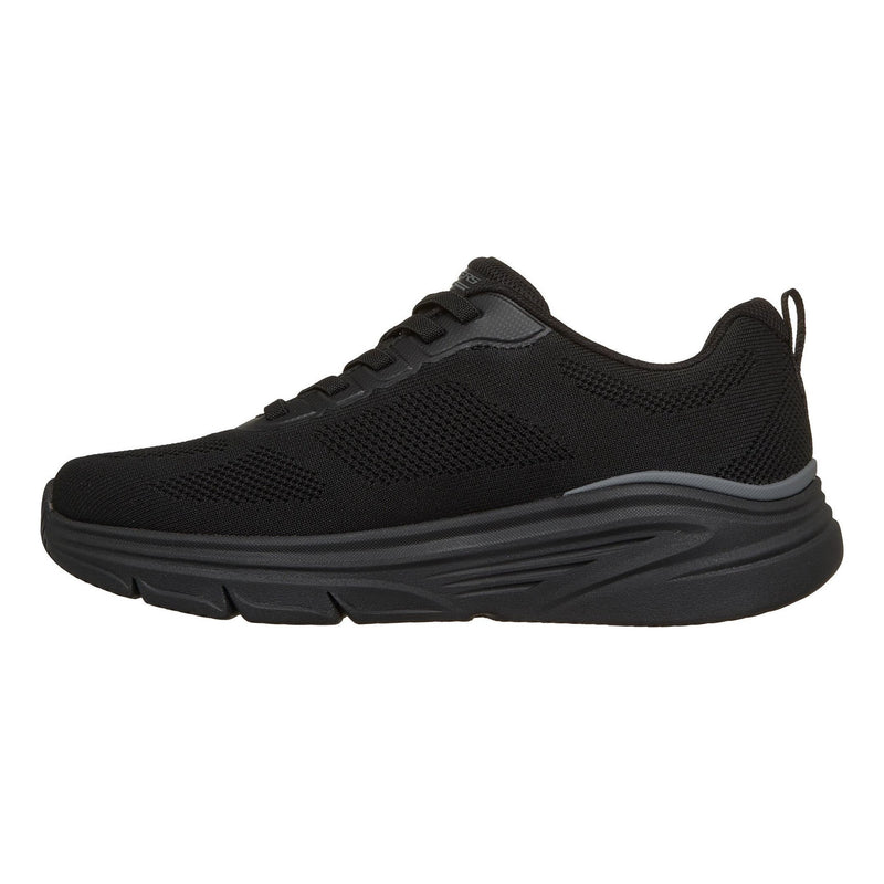 Mens Skechers Bobs Sport Arch Fit - Elev8 Black Waterproof Trainers - Black