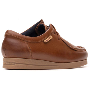 Mens Base London Koko Casual Lace-up Shoes - Tan