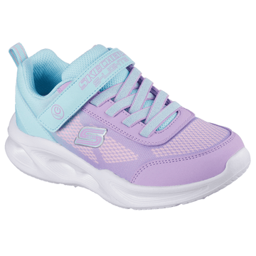Skechers Girls Sola Glow Light Up Trainers - Turquoise