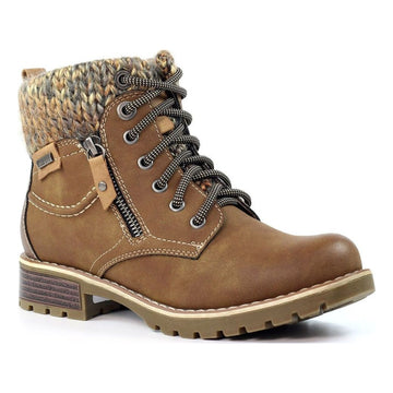 Womens Lunar Millie Waterproof Ankle Boots - Tan