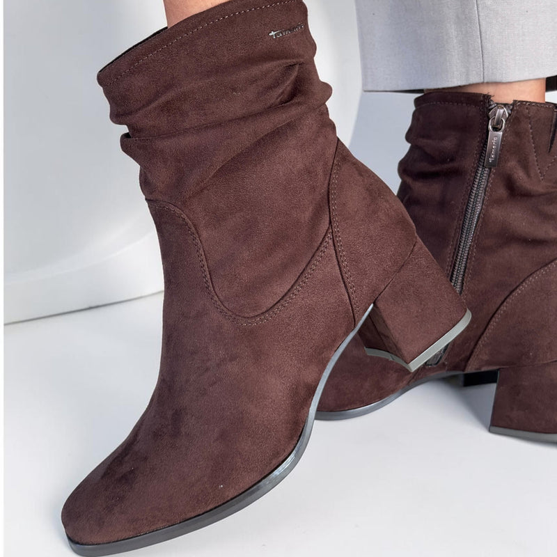 Womens Tamaris Comfort 85301 Ankle Boots - Mocca
