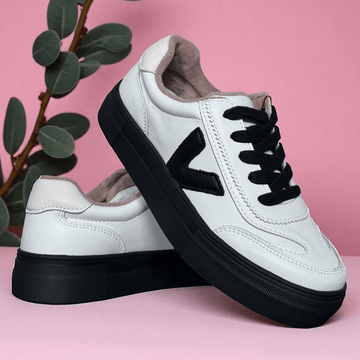 Womens Drilleys Eighty Trainers - Domino