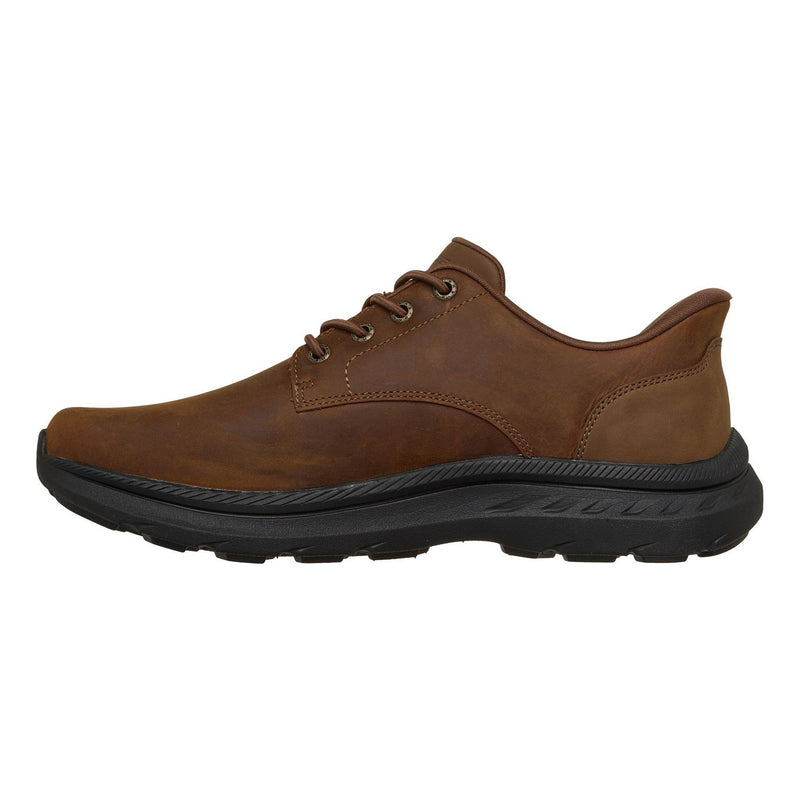Mens Skechers Pollard - Colt Slip-Ins Casual Shoes - Dark Brown