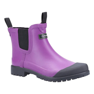 Womens Cotswold Blenheim Ankle Wellingtons - Purple