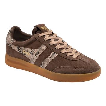 Womens Gola Cyclone Snake Trainers - Root/Cameo/Gum