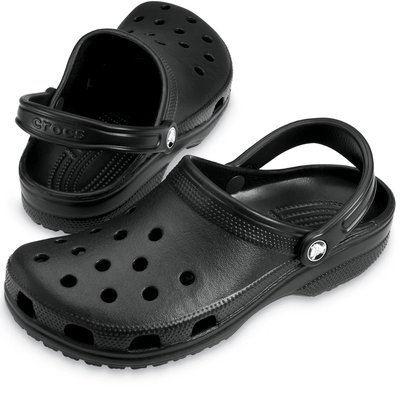 Mens Crocs Classic Clogs - Black