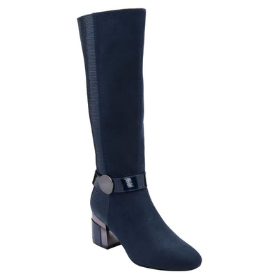 Womens Lotus Solia ULB540 Long Boots - Navy