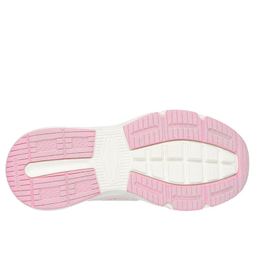 Girls Skechers 303692L Pink & White Sporty Retro-Graph Trainer - Junior - Pink