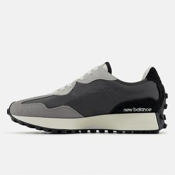 Womens New Balance 327 Suede Trainers - Magnet with Castlerock - Grey with White