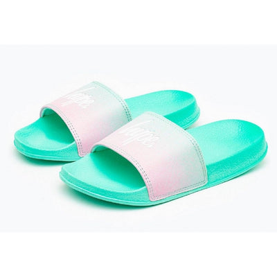 Hype Kids Fade Sliders - Green