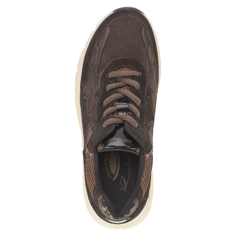 Womens Gabor 0306 Brown Trainers - Brown