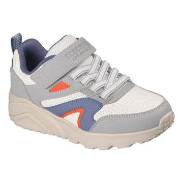 Junior Boys Skechers 403640L Uno Lite Light Grey Trainers - Light Grey