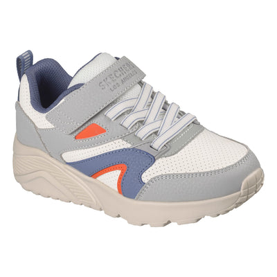 Junior Boys Skechers 403640L Uno Lite Light Grey Trainers - Light Grey