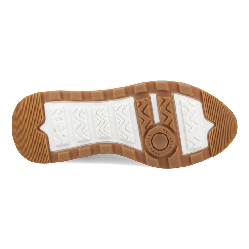 Womens Toms Travel Lite Wedge Trainers - Ivory Cream Cheetah Print