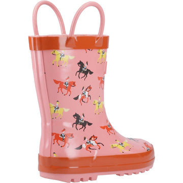 Kids Cotswold Puddle Wellingtons - Horses