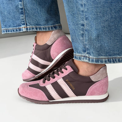 Womens Drilleys Ninety Nine Trainers AW26 - Pink Truffle