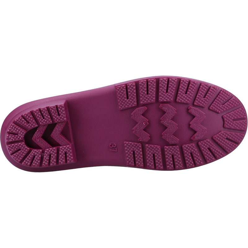 Womens Cotswold Grosvenor Berry Wellingtons - Berry