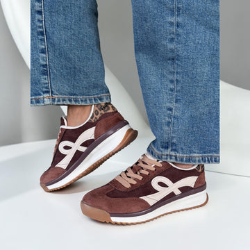 Womens Refresh 176232 Brown Trainers - Brown