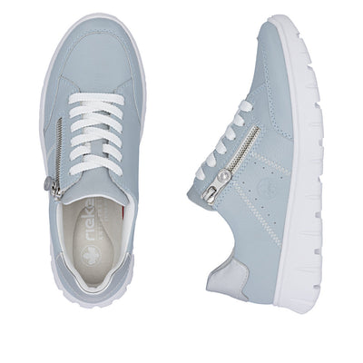Womens Rieker N1313 Blue Trainers - Blue
