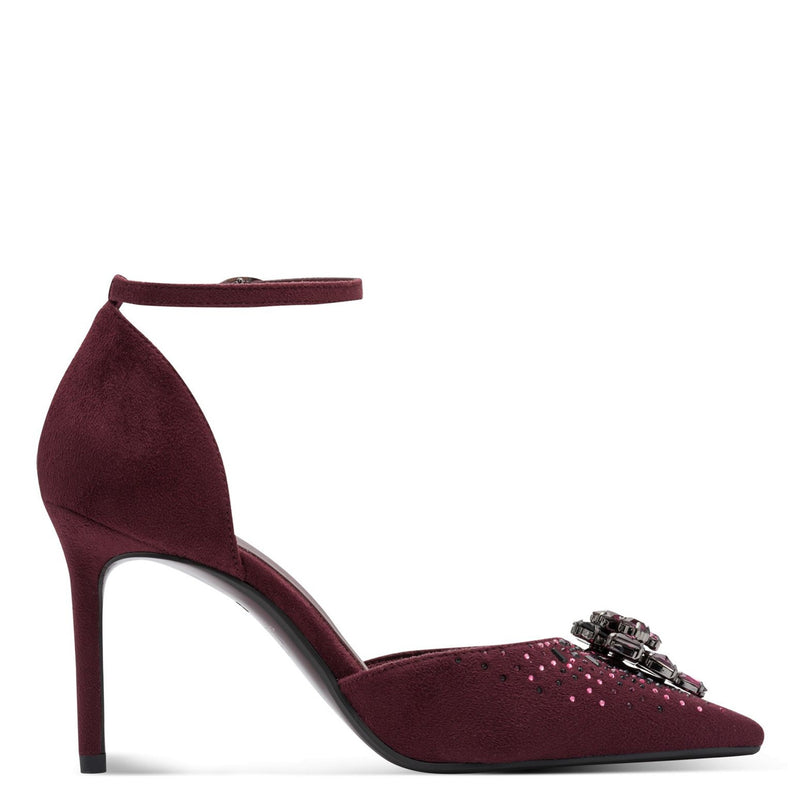 Womens Tamaris 22440 Merlot Court Shoes - Merlot