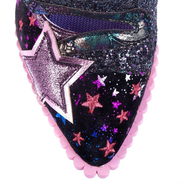 Womens Irregular Choice Galactic Thunder Black - Black