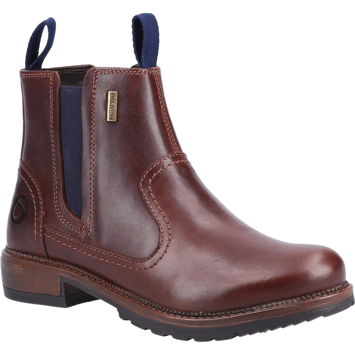 Womens Cotswold Laverton Navy Ankle Boots