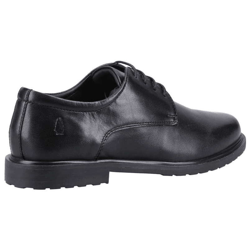 Senior Girls Hush Puppies Verity Lace Up School Shoe - Black Leather