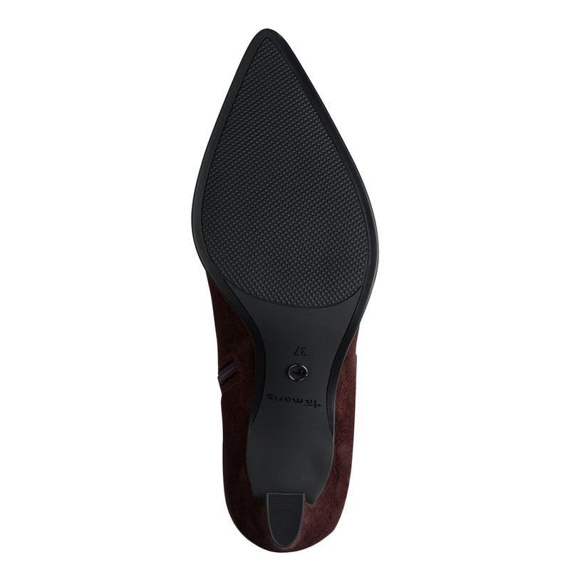 Womens Tamaris 25524 Long Boots - Burgundy