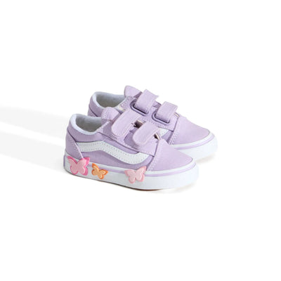 Infant Vans Old Skool V Butterfly Soft Orchid Casual Shoes - Soft Orchid