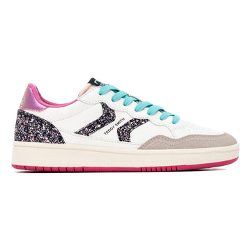 Womens Teddy Smith 121134 White Trainers - White