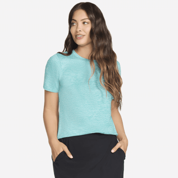 Womens Skechers GO Dri Swift Tee - Turquoise