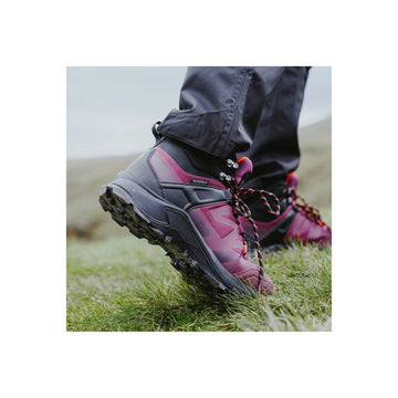Womens Cotswold Horton Burgundy Hiking Boots - Burgundy