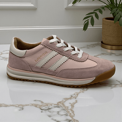 Womens Drilleys Seventy Three Trainers - Pale Blush