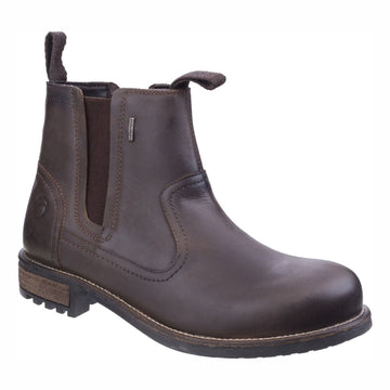 Mens Cotswold Worcester Waterproof Chelsea Boots - Brown