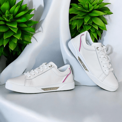 Womens Tommy Hilfiger Chic Court Trainers - White