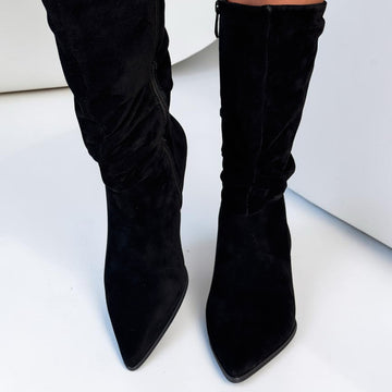 Womens Tamaris 25308 Long Boots - Black