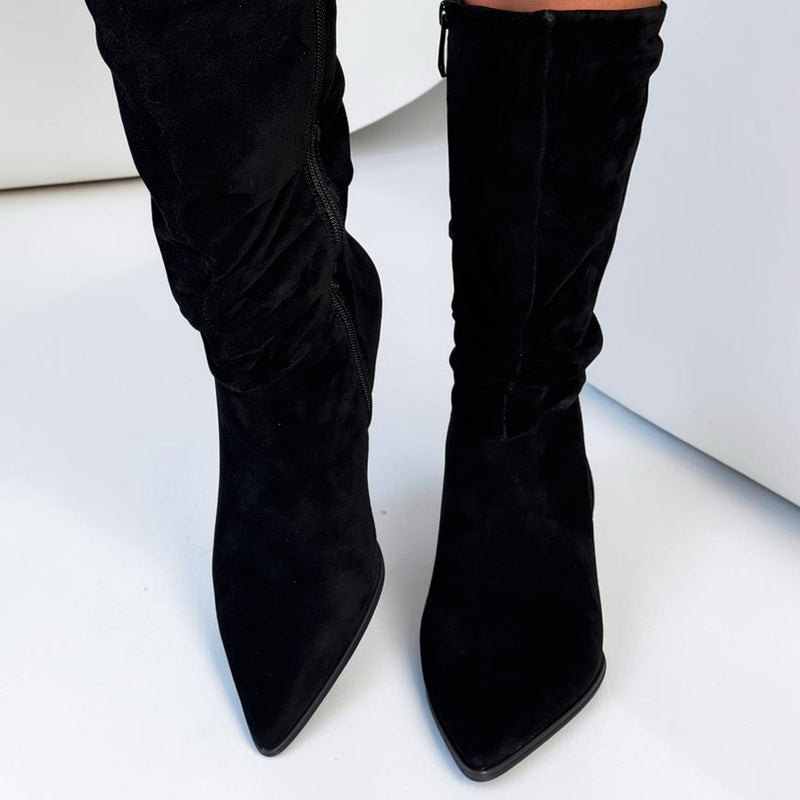Womens Tamaris 25308 Long Boots - Black