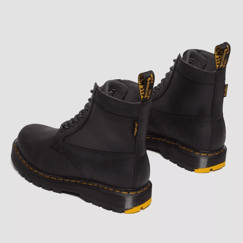 Womens Dr Martens 1460 Trinity Wintergrip Waterproof Black Boots - Black