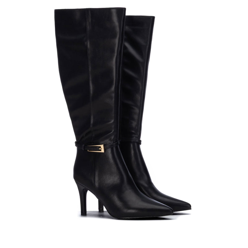 Womens Xti 146466 Black Long Boots - Black