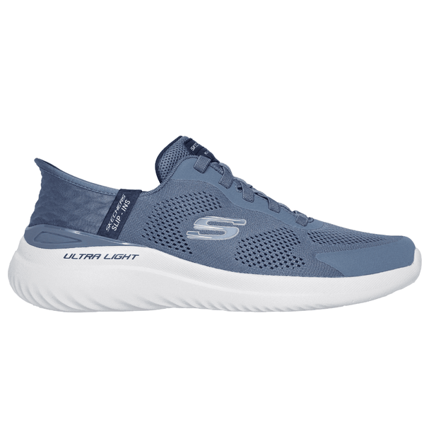 Mens Skechers Slip Ins Bounder Trainers Slate